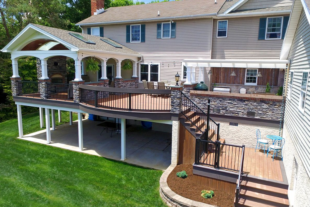 Custom Backyard Deck Builders
